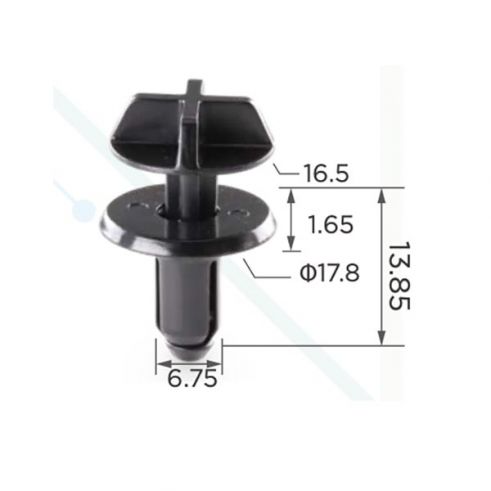 Клипса подкрылков Ford W716510S300 Клипса подкрылков Ford W716510S300
