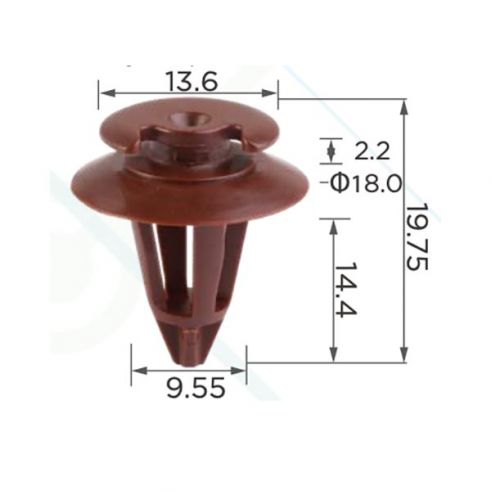 Клипса Volkswagen Skoda Audi 893867290 Клипса Volkswagen Skoda Audi 893867290