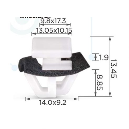 Клипса молдинга Hyundai 8775838000 Клипса молдинга Hyundai 8775838000