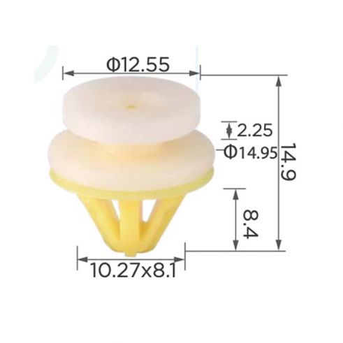 Кліпса Dacia Opel GM 93176656 4414720 LandRover DYC101420 Renault 7703077368 7703077430 Nissan Кліпса Dacia Opel GM 93176656 4414720 LandRover DYC101420 Renault 7703077368 7703077430 Nissan