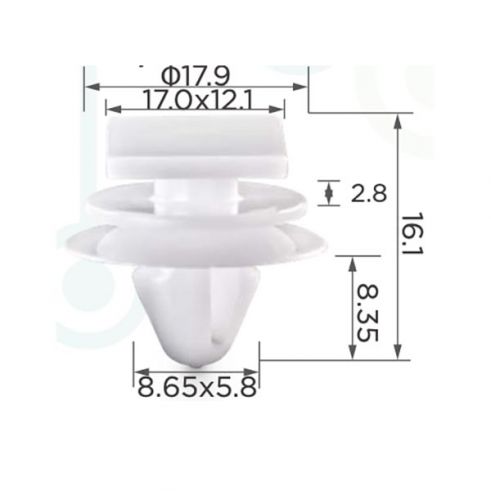 Клипса порога Toyota 5178760070 Клипса порога Toyota 5178760070