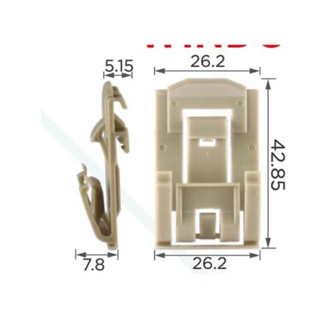 Затиск для молдинга GM 11547339 Затиск для молдинга GM 11547339