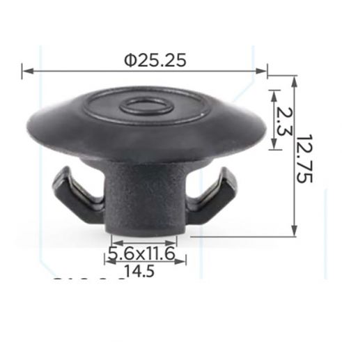 Клипса порогов Toyota Lexus 7692426050