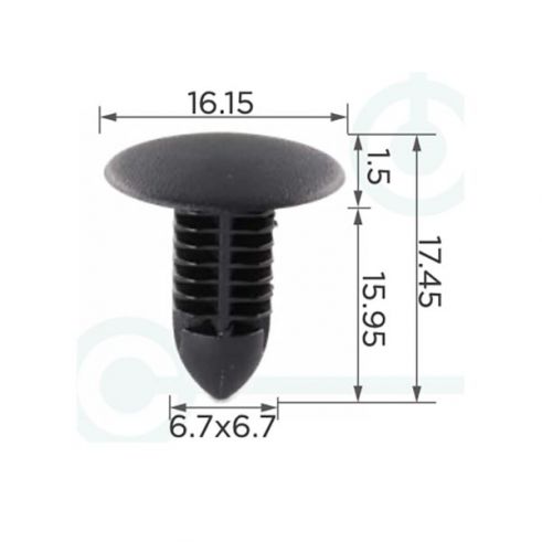 Клипса обшивки Toyota Lexus 9046707198C0 Клипса обшивки Toyota Lexus 9046707198C0
