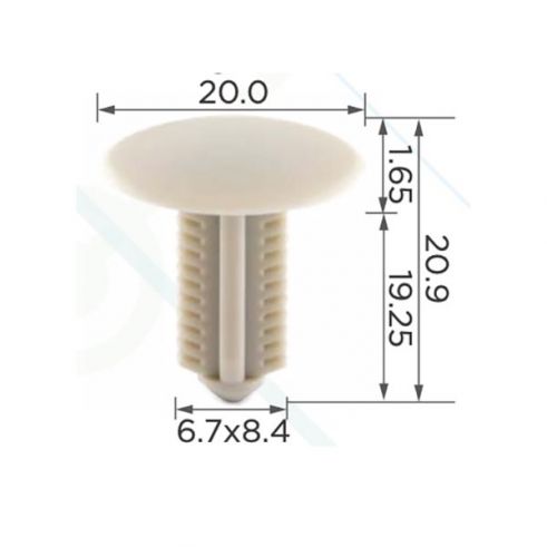 Клипса обшивки Toyota Lexus 6339926050B0