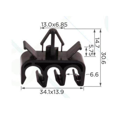 Кліпса проводки Toyota 9094901D15 Кліпса проводки Toyota 9094901D15