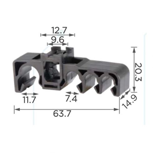 Клипса проводки Toyota 9094901D14 Клипса проводки Toyota 9094901D14