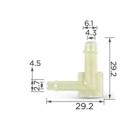 Пластиковый соединитель d6.1/8.2 GM Mitsubishi Honda Nissan Пластиковый соединитель d6.1/8.2 GM Mitsubishi Honda Nissan