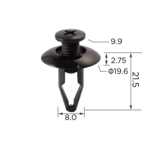 Клипса обшивки Infinity Nissan 6384401A00 6385401A00 Ford MNA0156 NA01561