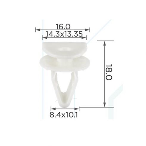 Кліпса Honda 90602SFA004 Кліпса Honda 90602SFA004