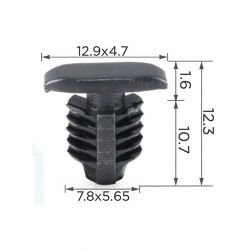 Клипса уплотнителя двери Hyundai Kia 864384A100 Клипса уплотнителя двери Hyundai Kia 864384A100