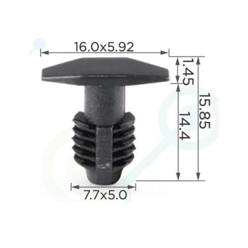 Клипса уплотнителя Hyundai 864344A000 Клипса уплотнителя Hyundai 864344A000