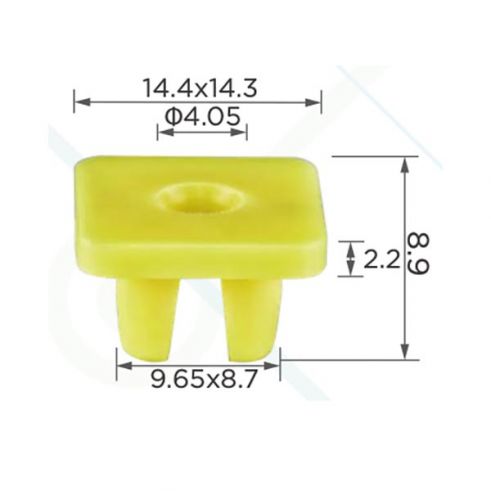 Кліпса Toyota Subaru 661179000 Кліпса Toyota Subaru 661179000