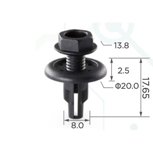 Кліпса бризковиків Honda 91516SK7013 91516SK7003