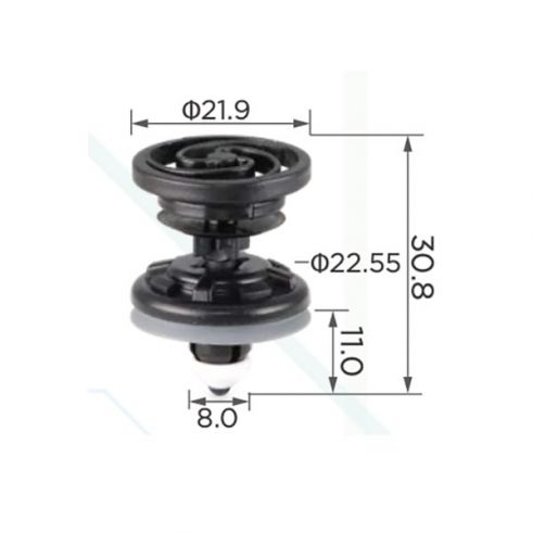 Клипса двери Audi VW Skoda Seat 7L6868243 V102376 Клипса двери Audi VW Skoda Seat 7L6868243 V102376