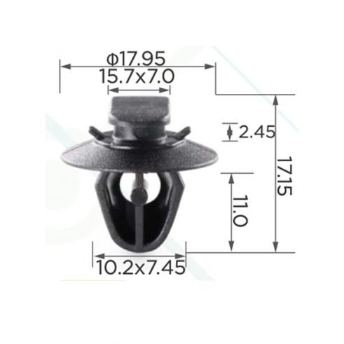 Кліпса обшивки Fiat 7538675 Кліпса обшивки Fiat 7538675