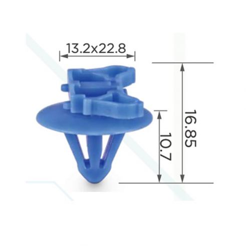 Клипса молдинга двери Renault Toyota 7701040837 Клипса молдинга двери Renault Toyota 7701040837