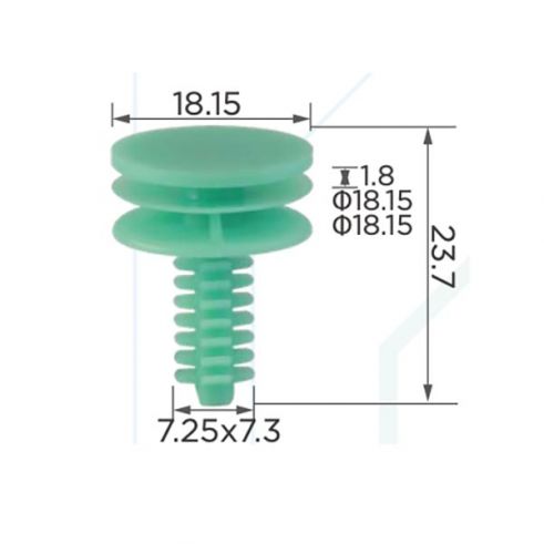 Клипса обшивки двери Fiat Lancia 46776091 Клипса обшивки двери Fiat Lancia 46776091