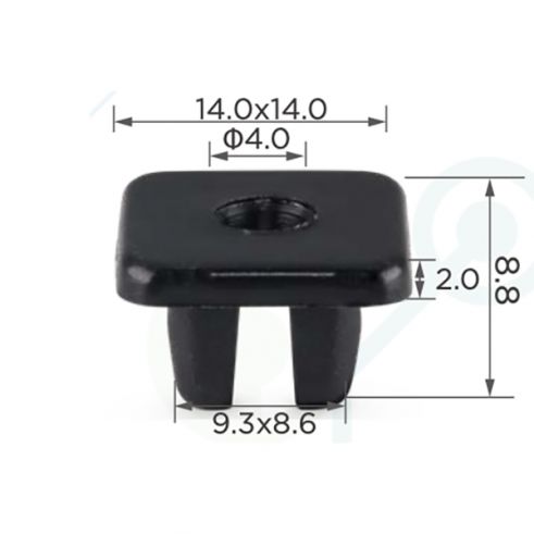 Клипса под саморез Lexus Toyota 9018906018