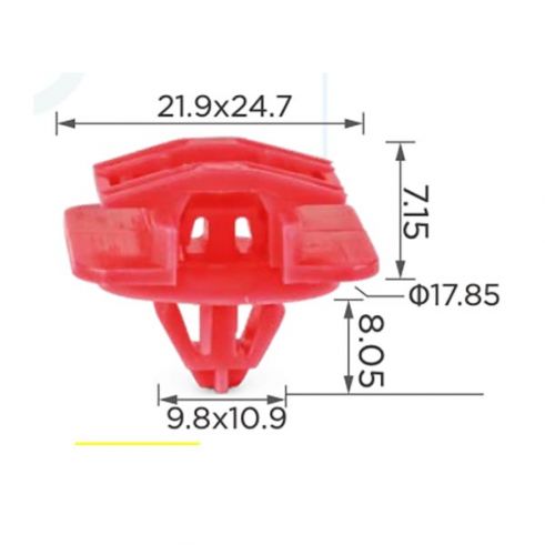 Клипса молдинга Renault 7703077363 Клипса молдинга Renault 7703077363