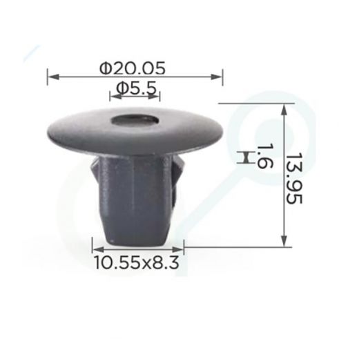 Клипса Honda 90682SEA003