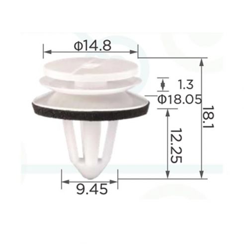 Клипса VW Audi Seat Skoda 6X0868243A Клипса VW Audi Seat Skoda 6X0868243A