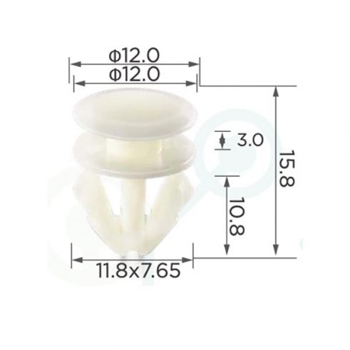 Кліпса Audi Seat VW Skoda 191853585A Кліпса Audi Seat VW Skoda 191853585A