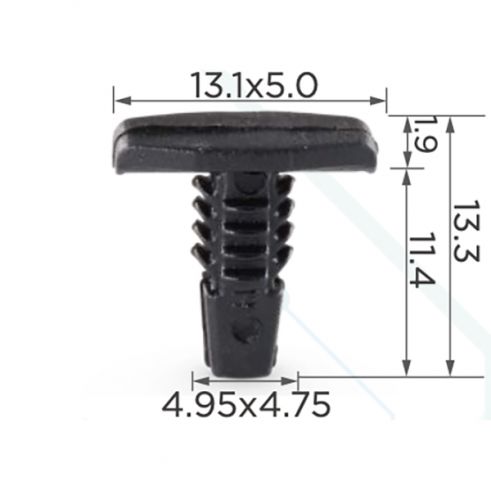 Клипса уплотнителя Mitsubishi MB10548 Hyundai