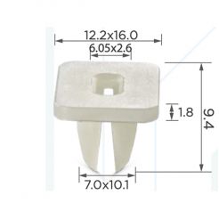 Клипса под саморез Toyota Lexus 9018905012 Isuzu 8941340270