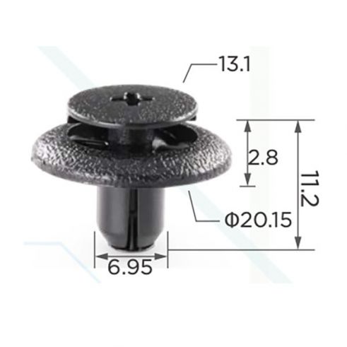 Кліпса GM Toyota 88970494 88973676 9046707168 Кліпса GM Toyota 88970494 88973676 9046707168
