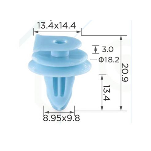 Клипса Honda 90602S5A003 Клипса Honda 90602S5A003