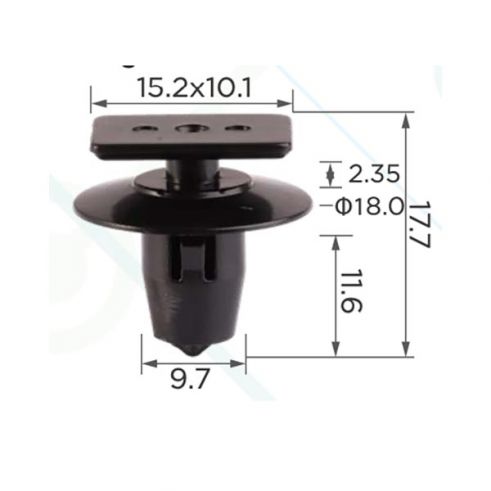 Клипса Nissan Infifiti 76882EG01A Клипса Nissan Infifiti 76882EG01A