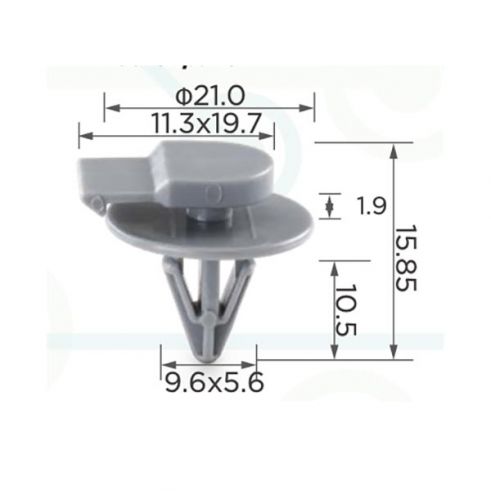 Кліпса BMW 07132757821 Кліпса BMW 07132757821