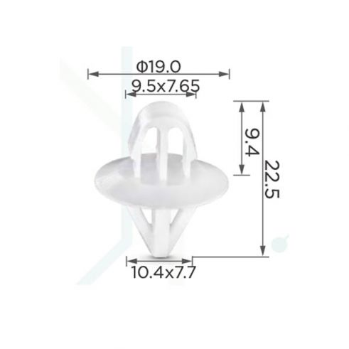 Клипса обшивки Nissan Infiniti 63848VD210 Клипса обшивки Nissan Infiniti 63848VD210
