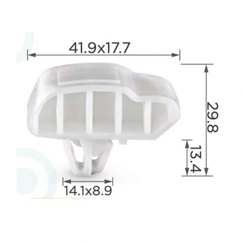 Кліпса Honda 75328SM4A01 Кліпса Honda 75328SM4A01