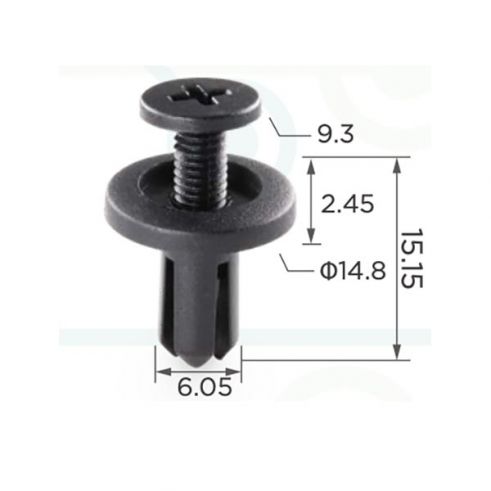 Клипса Hyundai Kia 0K20150033 Mitsubishi MB345544 Toyota Lexus 9046706017 Nissan Suzuki 09409073055PK Клипса Hyundai Kia 0K20150033 Mitsubishi MB345544 Toyota Lexus 9046706017 Nissan Suzuki 09409073055PK