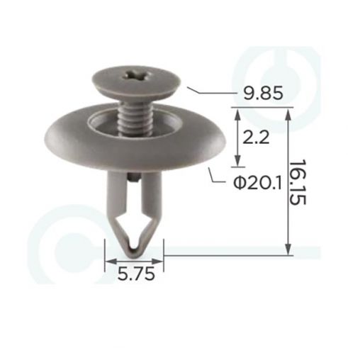Кліпса Honda 90677SL0003 90802PR7A01 Кліпса Honda 90677SL0003 90802PR7A01