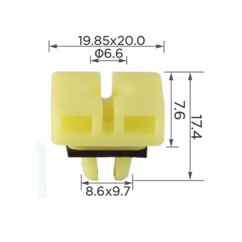 Клипса Toyota 7693326010