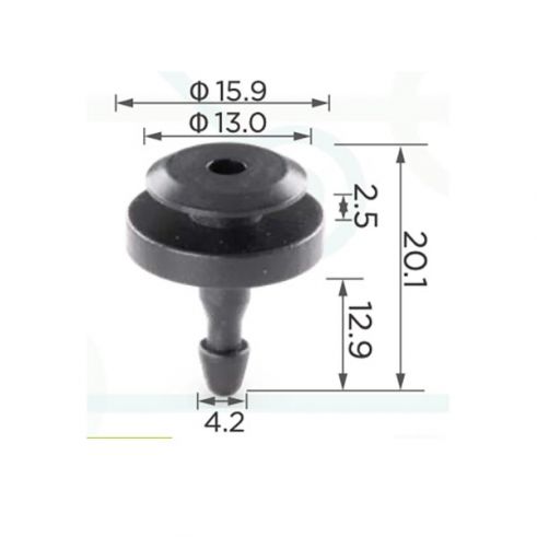Клипса Nissan Infiniti 6682060R10 Клипса Nissan Infiniti 6682060R10