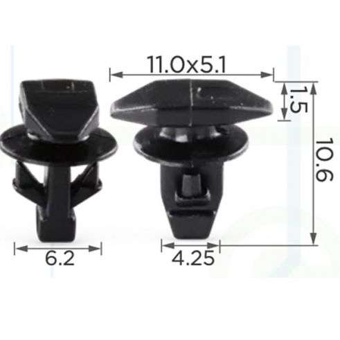 Клипса Honda 91530S0A003 Клипса Honda 91530S0A003