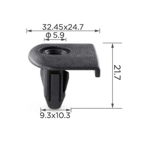 Клипса бампера Subaru 57750FC020 Клипса бампера Subaru 57750FC020