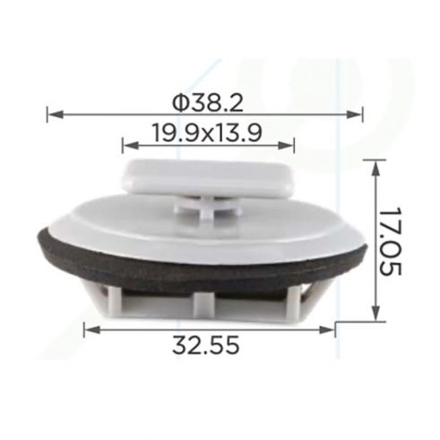 Клипса Mazda BP4L51SJ3 Клипса Mazda BP4L51SJ3