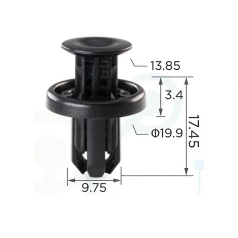 Кліпса Honda 91505TM8003 Кліпса Honda 91505TM8003