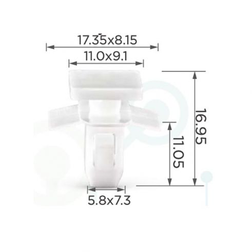 Клипса Subaru 57160FC010 Клипса Subaru 57160FC010