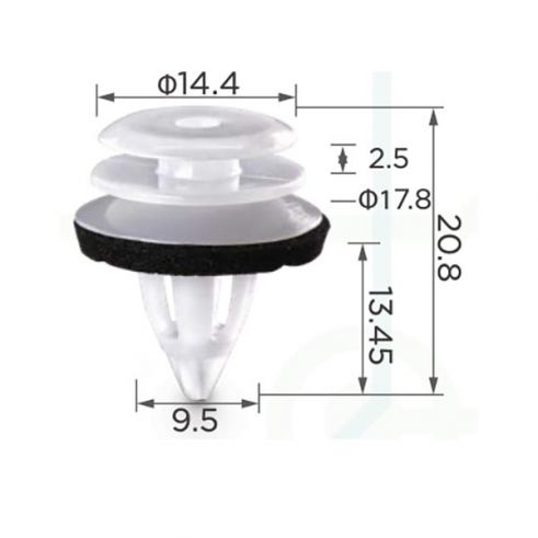 Кліпса Mini Land Rover BMW 51418224768 Кліпса Mini Land Rover BMW 51418224768
