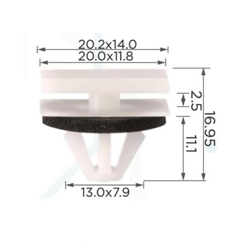 Кліпса Chevrolet Ford GM 91176726 Кліпса Chevrolet Ford GM 91176726