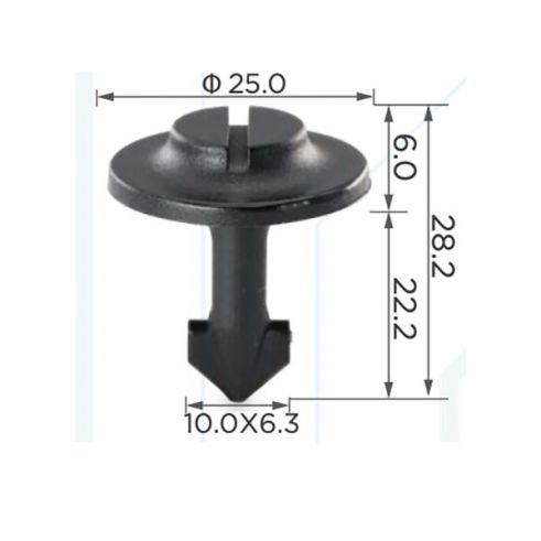 Клипса Audi VW Seat Skoda 4A0805121A Клипса Audi VW Seat Skoda 4A0805121A