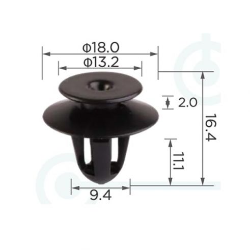 Клипса Audi N90541701 BMW 51498123832 Mitsubishi Ford Mini Porsche Rolls Royce VW Seat Skoda 6177722 Клипса Audi N90541701 BMW 51498123832 Mitsubishi Ford Mini Porsche Rolls Royce VW Seat Skoda 6177722
