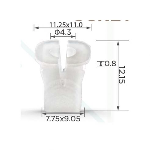 Кліпса Opel 121695 90230960 Кліпса Opel 121695 90230960