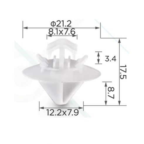 Клипса Citroen Fiat Peugeot 9408565488 Клипса Citroen Fiat Peugeot 9408565488
